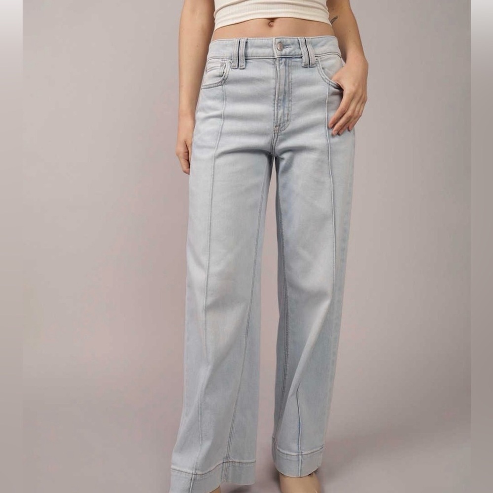 American Age Light Blue Flare Jeans
